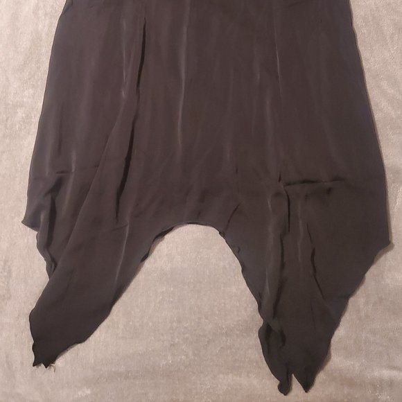 Cosmic Aura Black Hanky Hem Maxi Skirt - Picture 6 of 7